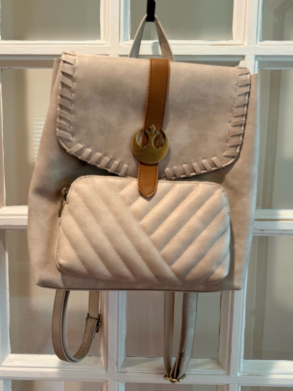 Bioworld Star Wars Rey Inspired Cream Mini Backpack